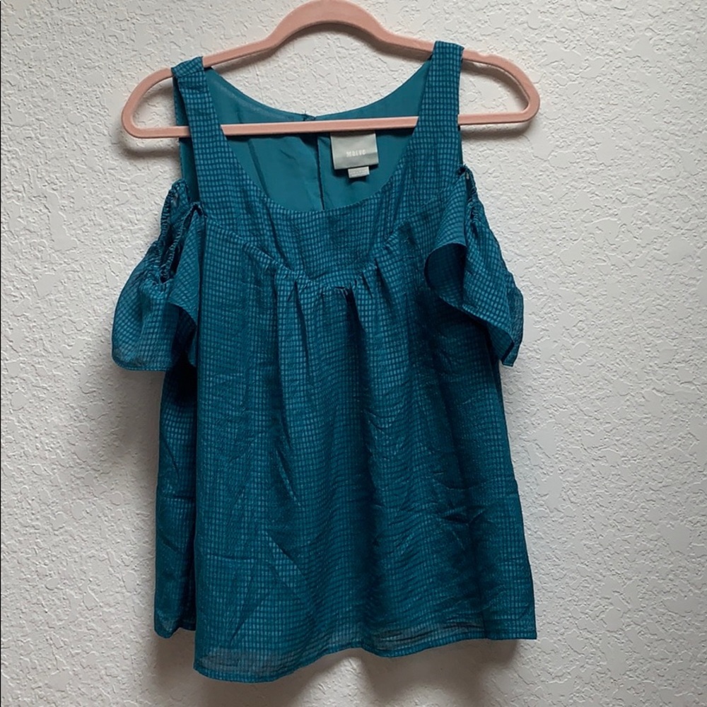 Anthropologie Cold Shoulder Top